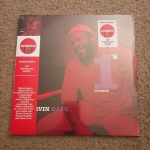 Marvin Gaye - Number 1s Exclusive Translucent Purple Vinyl LP  NEW SEALED